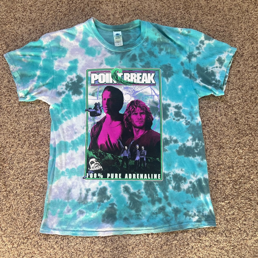 Point Break Tie Dye T-Shirt - Large